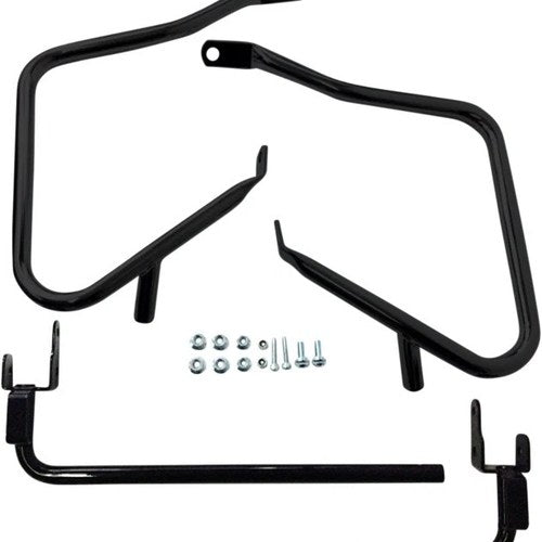 DS Saddlebag Support Guards 7/8" Black #211972 Harley Davidson FLHX/FLTR