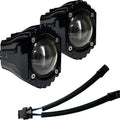 Custom Dynamics Shark Demon LED Fog Lights Gloss Black/Clear #SD-FOG-5W