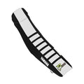 Dcor Ribbed Seat Cover Black/White/Black fits Yamaha YZ450F/YZ250F 4-Stroke