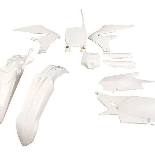 Cycra Powerflow Plastics Kit White for Yamaha YZ450F/YZ250F/YZ450FX/YZ250FX