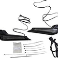 Ciro Filler Panel Fascia Lights Black/Amber #40046 Harley Davidson