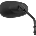 BikeMaster Mini Oval Mirror with 5/16"-24 Thread Black
