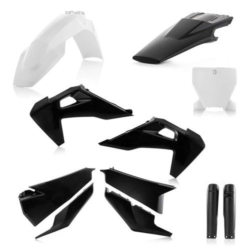 Acerbis Full Plastics Kit White/Black 2726551035 Husqvarna