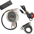 DS Programmable Mini Electronic Speedometer 1.87" Pol w/Black Face