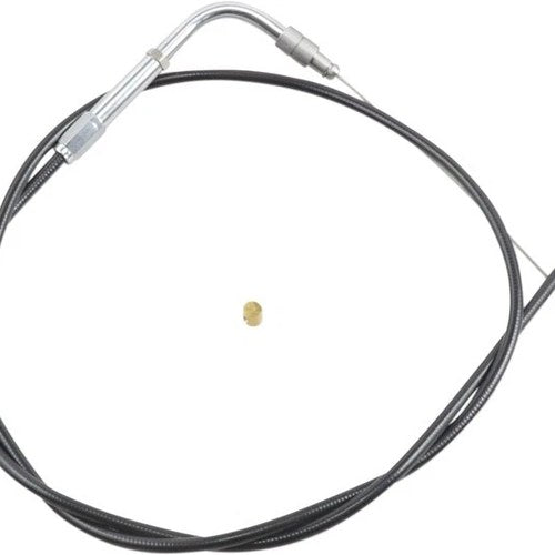 Barnett Pull Throttle Cable 90 Degree Elbow Black Harley Fxsts Springer 96-00