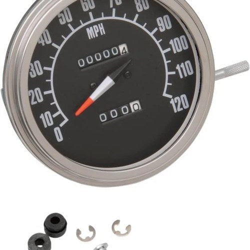 DS FL-Style Speedometer 2:1 68-84 Face Harley Davidson #139222