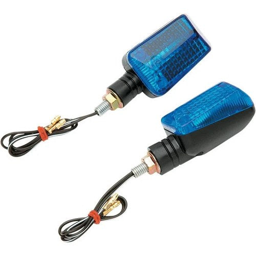 K&S Mini-Stalk Marker Light Set Single Filament Black Blue