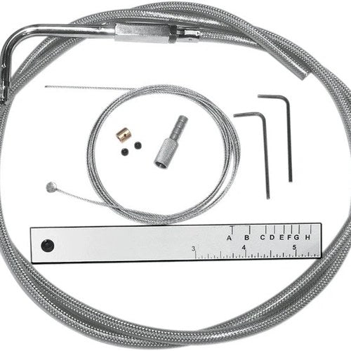Magnum Byo Idle Cable Kit 45 Degree Elbow Stainless Steel/Chrome #394524