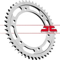 JT Steel Rear Sprocket 532 45T Natural for Kawasaki Ninja ZX-10 1988-1990