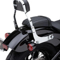 Cobra Detachable Mini Passenger Backrest Chrome #602-2030 Harley Davidson