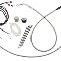 Fat Baggers EZ Install Cable Kit for 16" Ape Bars Stainless/Chrome #119016-C