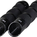 Khrome Werks Air Cushion Edge Tip Grips Black #500150 Harley Davidson