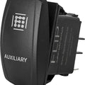 Flip Custom Switch Products Rocker Aux 3 Switch Black