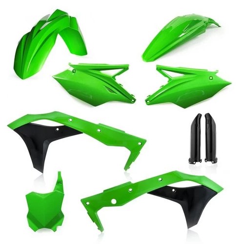 Acerbis Full Plastics Kit 20 Green/Black/White Kawasaki KX250F 2020