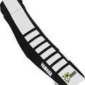 Dcor Ribbed Seat Cover Black/White/Black for Yamaha YZ125/YZ250/YZ250X