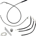 Fat Baggers EZ Install Cable/Line Kit for 12" Ape Bars Stainless #149012