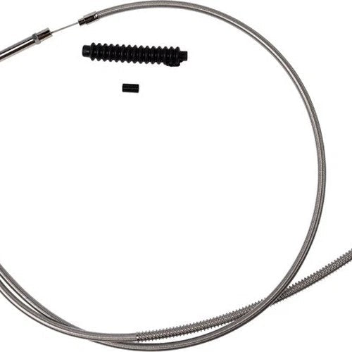 Barnett Stainless Braided Clutch Cable +8" #102-30-10062-8 Harley Davidson