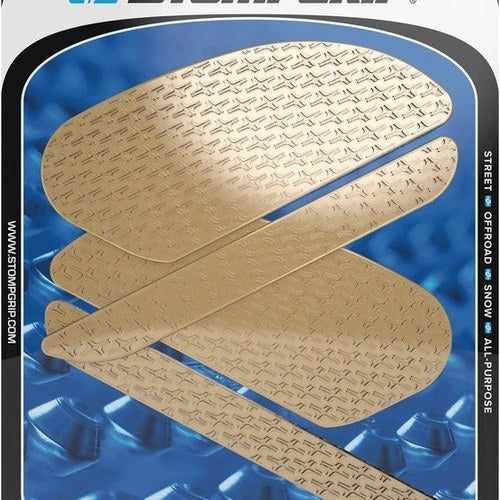 Stomp Icon Profile Traction Pad Tank Grips Clear for Kawasaki Ninja H2