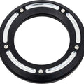 Trask Assault Derby Cover Reverse Cut Black/Silver #TM-0040RC