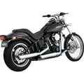 Vance & Hines Twin Slash Slip-On Mufflers Chrome #16834 Harley Davidson