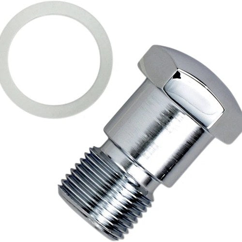 Colony Tachometer Drive Blockoff Plug Chrome #7401-2 Harley Davidson Sportster