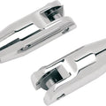 Accutronix Rear Bolt-On Footpeg Mounts Chrome #FPMT501-C Harley Davidson