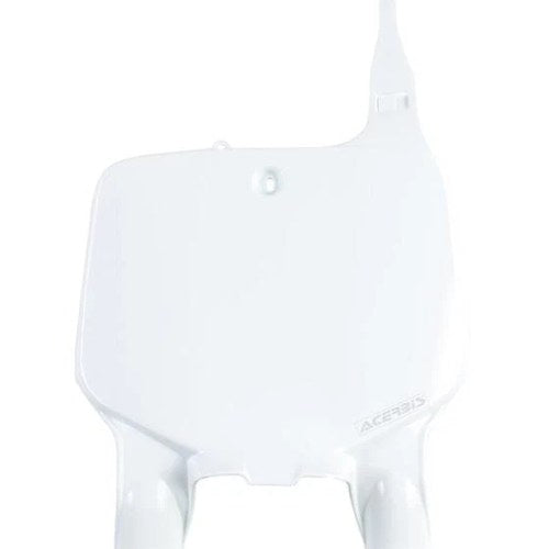Acerbis Front Number Plate White fits Kawasaki KX125/KX250/KX500 1996-2002