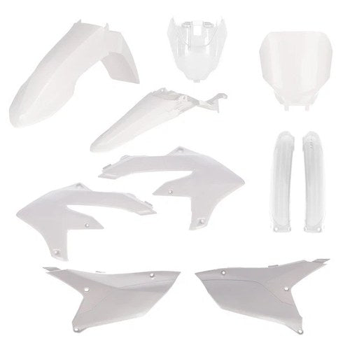 Acerbis Full Plastics Kit White fits Yamaha YZ450F/YZ250F 4-Stroke/YZ450FX