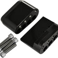 LA Choppers Passenger Floorboard Short Comfort Kit Black #LA-7090-10