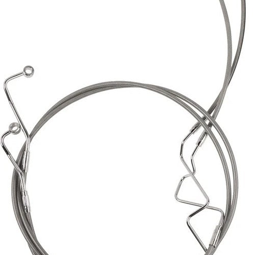 Magnum XR Lower Brake Line Stainless Steel/Chrome Harley Davidson Road Glide