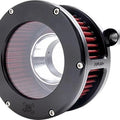 Feuling BA Series Air Cleaner Black With Clear Cover/Red Filter #5464