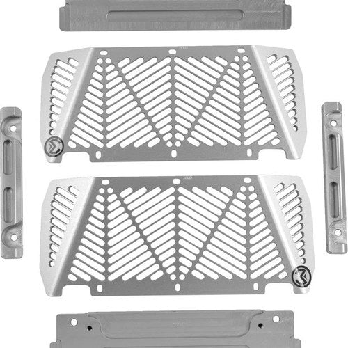 Moose Radiator Guard Silver for Suzuki/Kawasaki DRZ400/KLX400R/KLX400SR