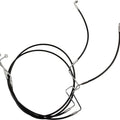 Magnum XR Lower Brake Line Black/Chrome Harley Davidson Fltrk Road Glide Limited
