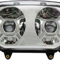 Cyron Lighting Integrated LED Headlight Chrome Harley Davidson Road Glide