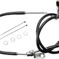 Drag Specialties Rear Non-ABS Brake Line Black #264537 Harley Davidson