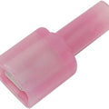 Namz Male Quick Disconnects for 18-22 Gauge Wire 1/4" ID Pink 25-Pack