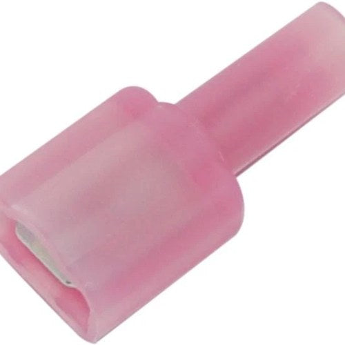 Namz Male Quick Disconnects for 18-22 Gauge Wire 1/4" ID Pink 25-Pack