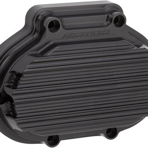 Arlen Ness 10-Gauge Transmission Side Cover Black #03-814 Harley Davidson