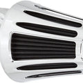 Arlen Ness Monster Sucker 90-Degree Air Cleaner Kit Deep Cut Chrome Harley M8