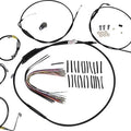Burly Handlebar Cable/Line Kit for 13" Hangers w/o Cruise Black #B30-1290