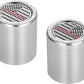Figurati Designs Short/Thin Docking Hardware Covers US Flag Red Line Polished