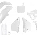 UFO Complete Plastics Kit 91 White #YAKIT297F-999 for Yamaha YZ125 1991