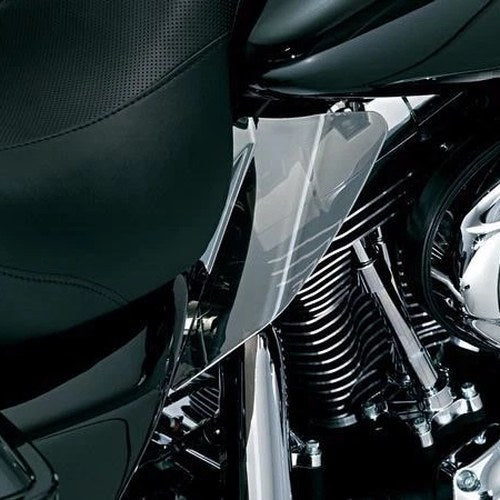 Kuryakyn AirMaster Reflective Saddle Shields Smoke #1196 Harley Davidson