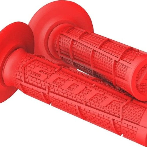 Scott Usa Radial Full Waffle Grips Red