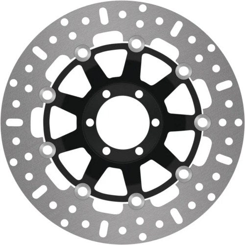 Ebc 9-Button Floating Round Brake Rotor Black #MD887BLK Indian/Victory