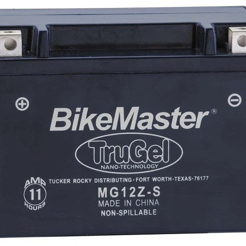 BikeMaster TruGel Battery #MG12Z-S fits Honda/Yamaha/BMW