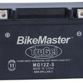 BikeMaster TruGel Battery #MG12Z-S fits Honda/Yamaha/BMW