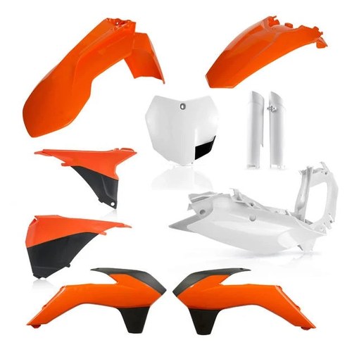 Acerbis Full Plastics Kit 16 Orange #2449585226 KTM