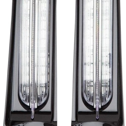 Ciro Filler Panel Fascia Lights Black/Amber #40047 Harley Davidson