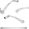 Arlen Ness Deep Cut Solo Foot Control Kit Chrome #420-109 Harley Davidson